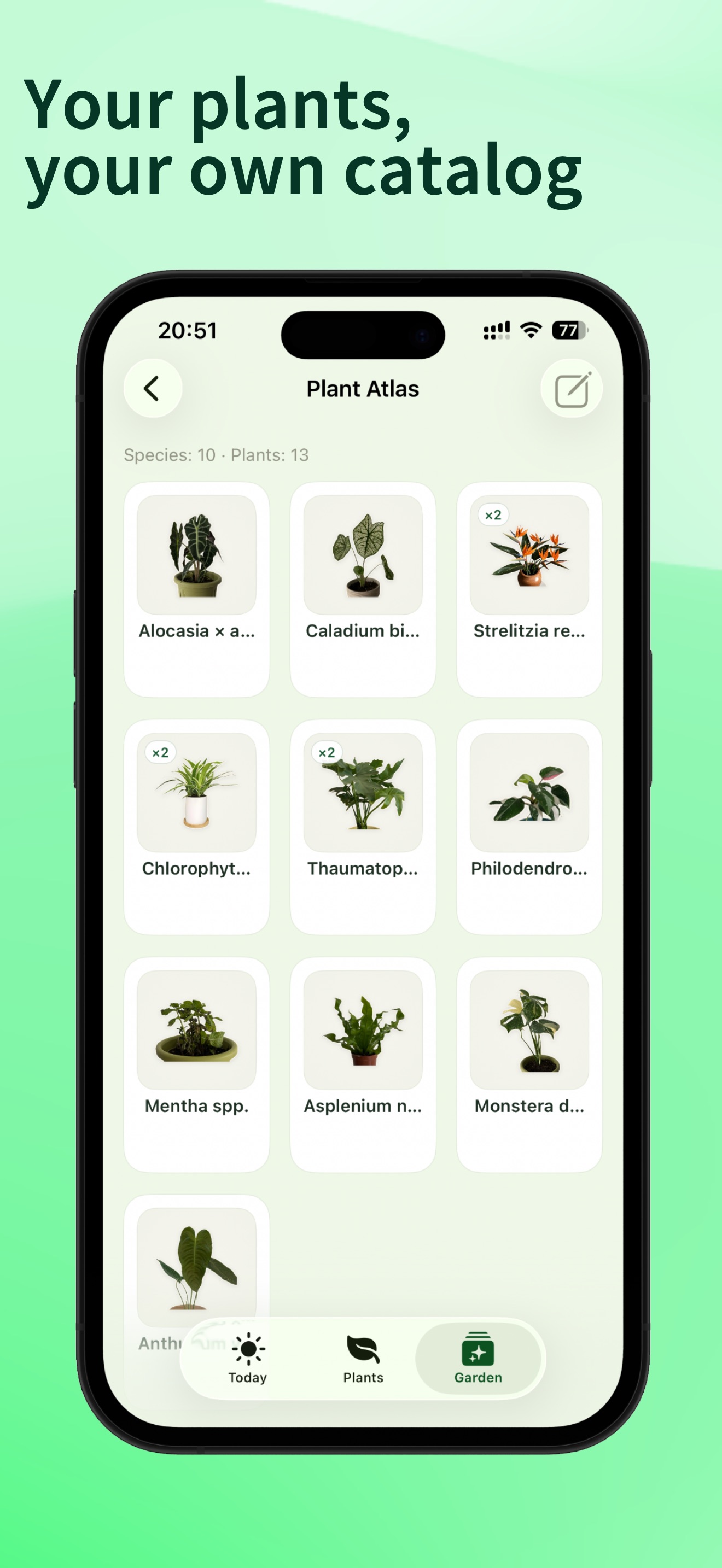 GraviPlant Plant Atlas